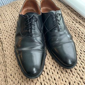 Crockett and Jones Black Leather Mens Shoes